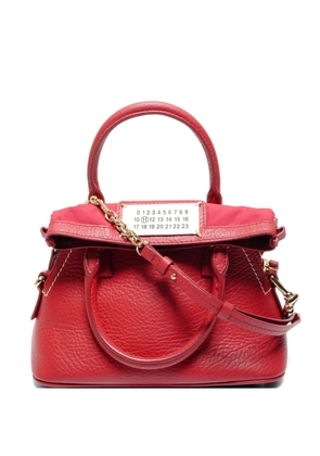 Maison Martin Margiela Pre-Owned 2015 small 5AC leather tote bag - Red
