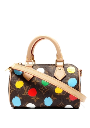 Louis Vuitton Pre-Owned x Yayoi Kusama 2021-2025 Speedy mini tote bag - Brown
