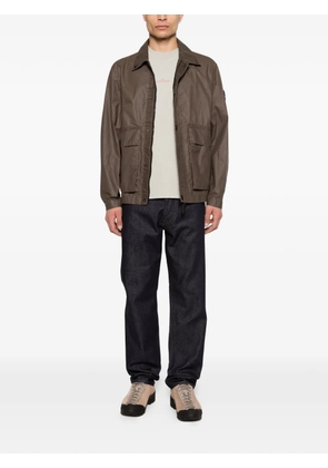 Stone Island front-pocket jacket - Brown