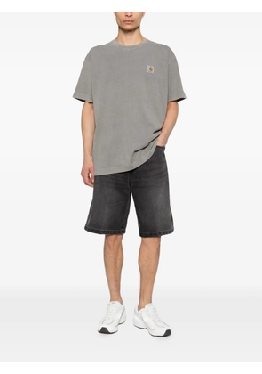 Carhartt WIP button-fastening denim shorts - Grey