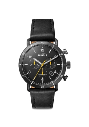 Shinola Canfield Sport Chronograph 40mm watch - Black