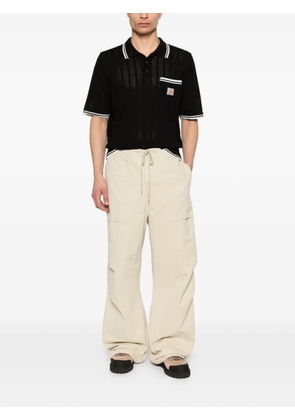 Carhartt WIP Ramsey knit polo shirt - Black