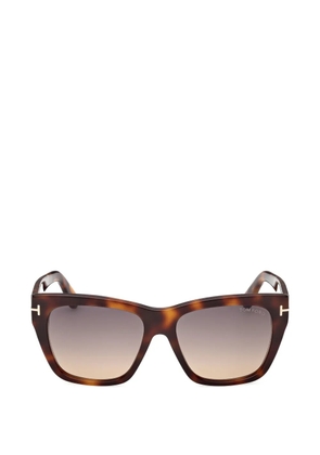 TOM FORD Eyewear rectangle frame sunglasses - Brown