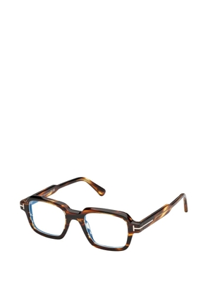 TOM FORD Eyewear square frame glasses - Brown