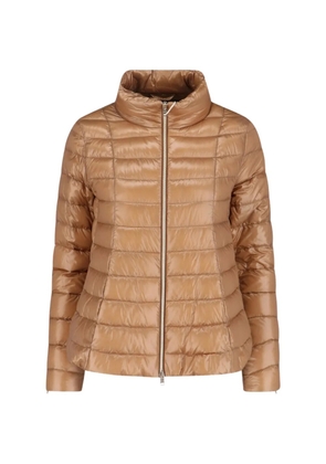 Herno zipped padded jacket - Brown