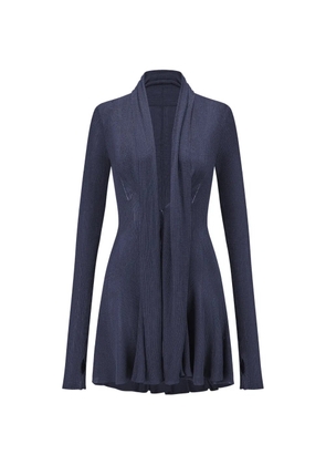 OUDE WAAG ribbed cardigan - Blue