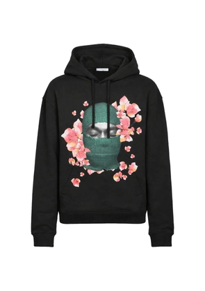 Ih Nom Uh Nit floral graphic hoodie - Black