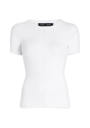 Proenza Schouler ribbed T-shirt - White