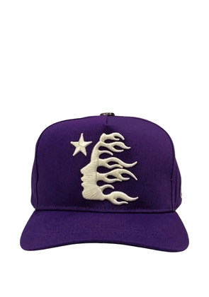 HELLSTAR logo embroidered cap hat - Purple