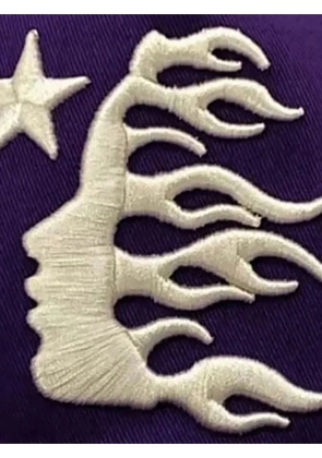 HELLSTAR logo embroidered cap hat - Purple