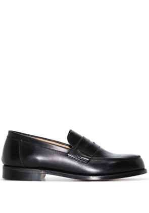 Grenson Epsom leather loafers - Black