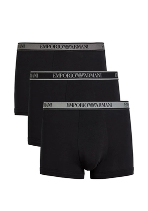 Emporio Armani logo boxers - Black