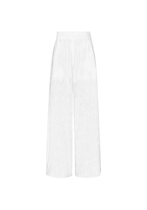 Vilebrequin elastic-waistband trousers - White