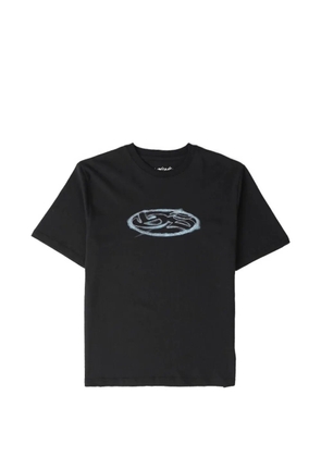 YARDSALE logo-print T-shirt - Black