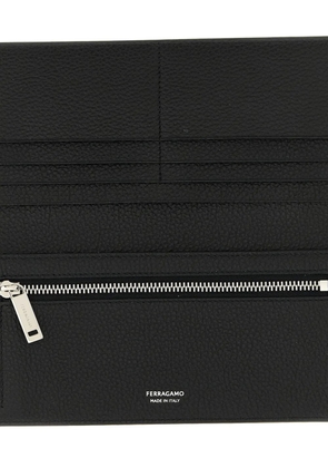 Ferragamo embossed-logo wallet - Black