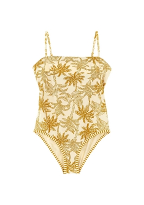 ERES tropical-pattern swimsuit - Neutrals