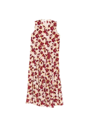Marni floral-patterned dress - Red