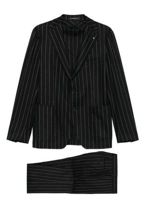 Tagliatore pinstripe suit - Black