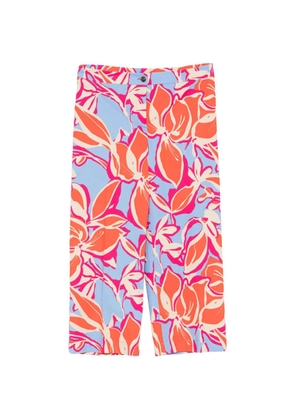Marina Rinaldi Nnwfascino floral-print trousers - Orange