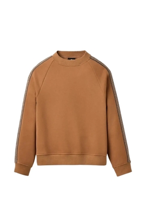UGG Tasman crew-neck trimmed sweatshirt - Brown
