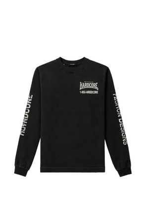 Willy Chavarria Hardcore long-sleeve T-shirt - Black