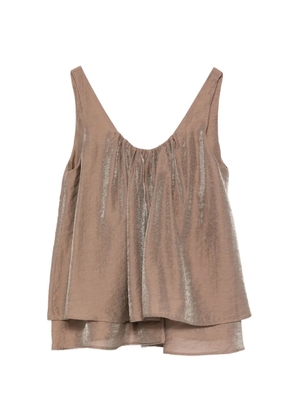 Eleh sleeveless top - Brown