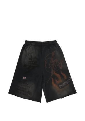 Nike x Cactus Jack x Fragment graphic track shorts - Black