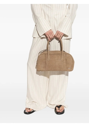 Gestuz crocodile-effect tote bag - Neutrals