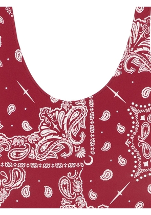 VENUJA bandana-print swimsuit - Red