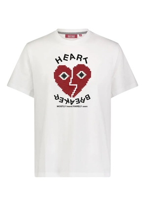 Mostly Heard Rarely Seen 8-Bit Heart Breaker T-shirt - White