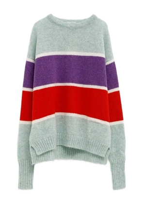 JW Anderson contrast-striped sweater - Blue