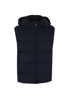Corneliani hooded gilet - Blue