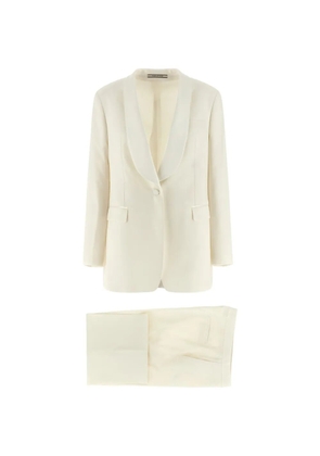 Tagliatore Clarita shawl collar tailored suit - Neutrals