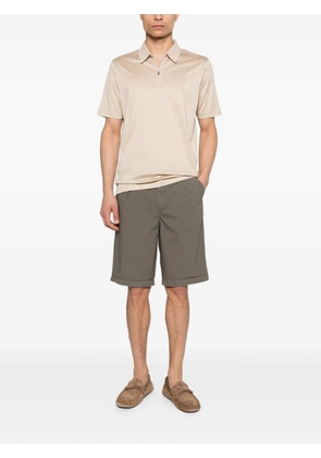 Gran Sasso zip polo shirt - Neutrals