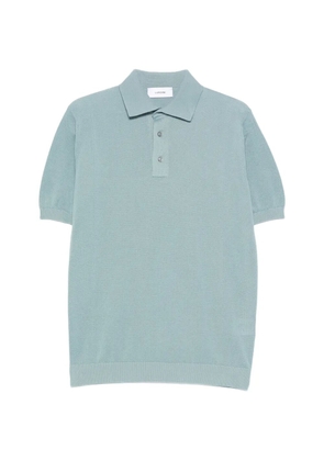Lardini buttoned knitted polo shirt - Blue