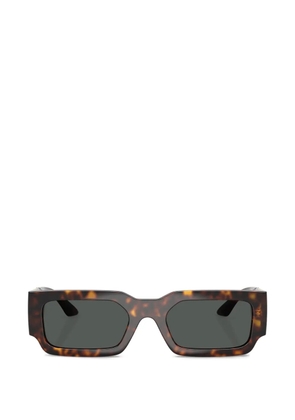 Versace Eyewear rectangle-frame sunglasses - Brown