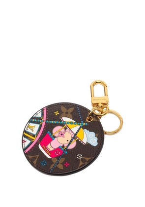 Louis Vuitton Pre-Owned 2020 Monogram Illustre Vivienne Funfair Bag Charm key chain - Brown