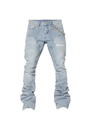 GUAPI texturized carpenter jeans - Blue
