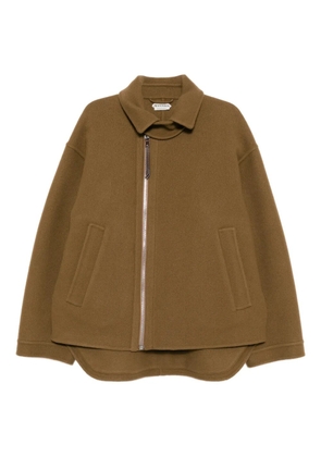JW Anderson double faced fireman jacket - Brown