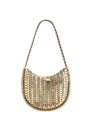 Rabanne Moon reversible leather shoulder bag - Black