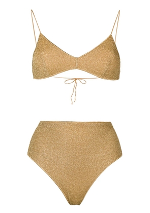 Oséree Lumière two-piece bikini - Metallic