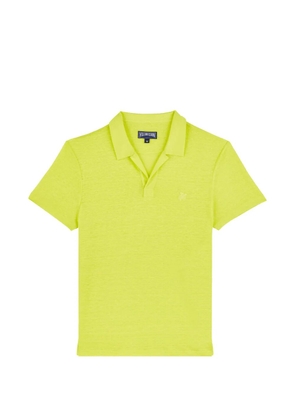 Vilebrequin embroidered-logo short-sleeves polo shirt - Yellow
