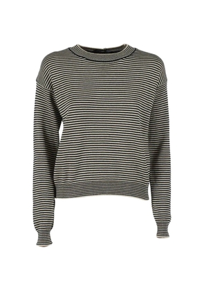 Weekend Max Mara striped long-sleeve top - Black