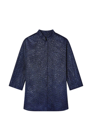Giorgio Armani sequin coat - Blue