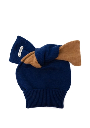 JW Anderson knotted beanie hat - Blue