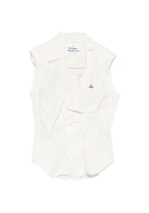 Vivienne Westwood signature Orb logo shirt - Neutrals