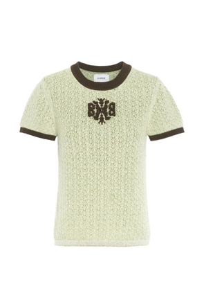 Barrie B-logo cashmere top - Green