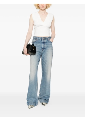 Herno V-neck vest - White