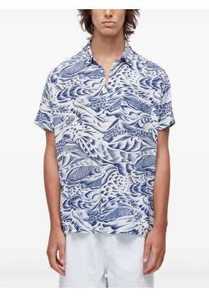 Osklen graphic-print short-sleeve shirt - White