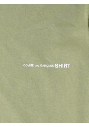 Comme Des Garçons Shirt logo-print cotton T-shirt - Green